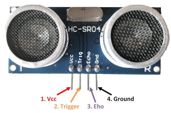 HC-SR04超声传感器引脚