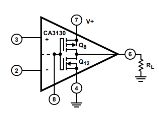 CA3130运算放大器IC采样电路