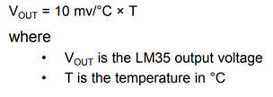 电压-温度转换公式